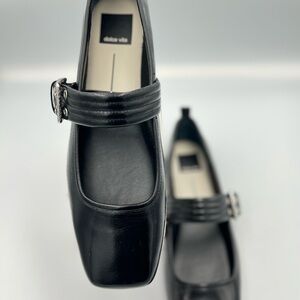 Dolce Vita Black Square-Toe Mary Janes